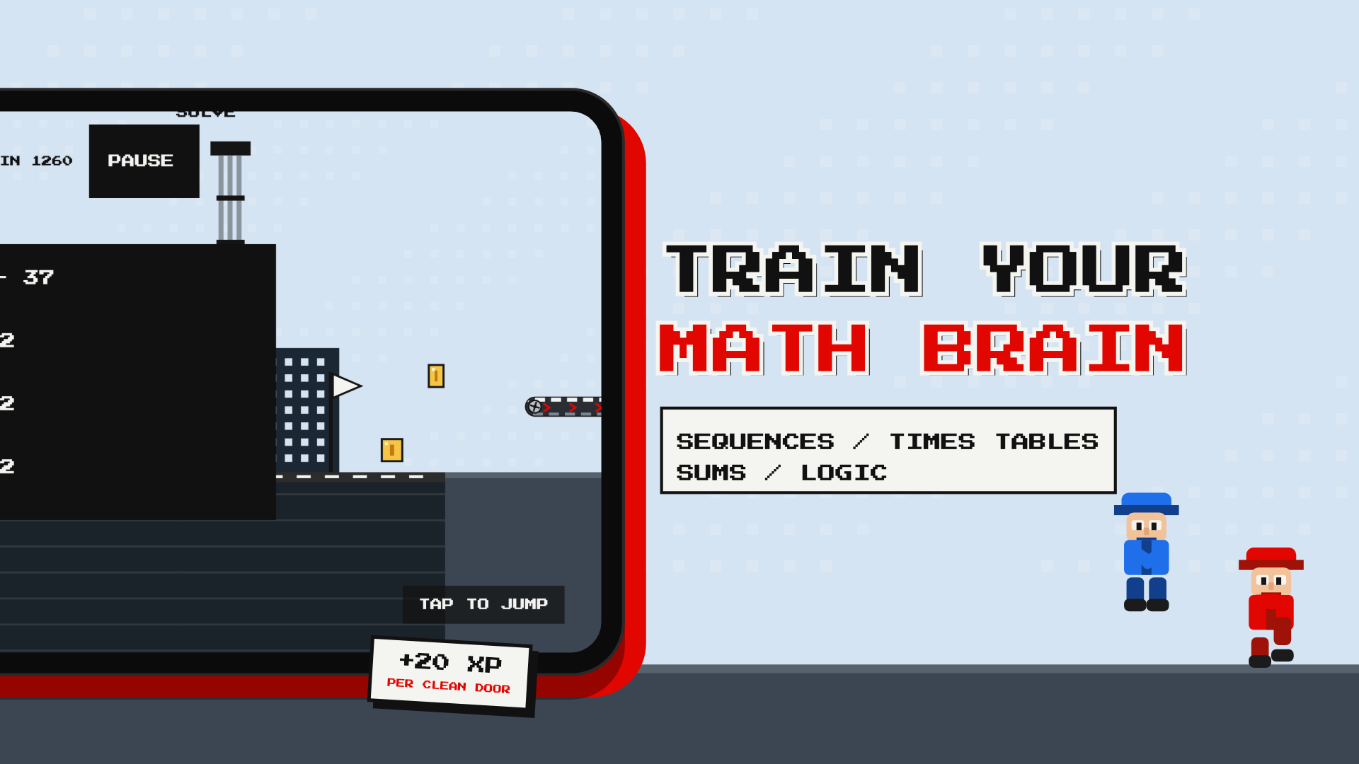 BRAIN TRAINING: Short mental maths while the course waits.