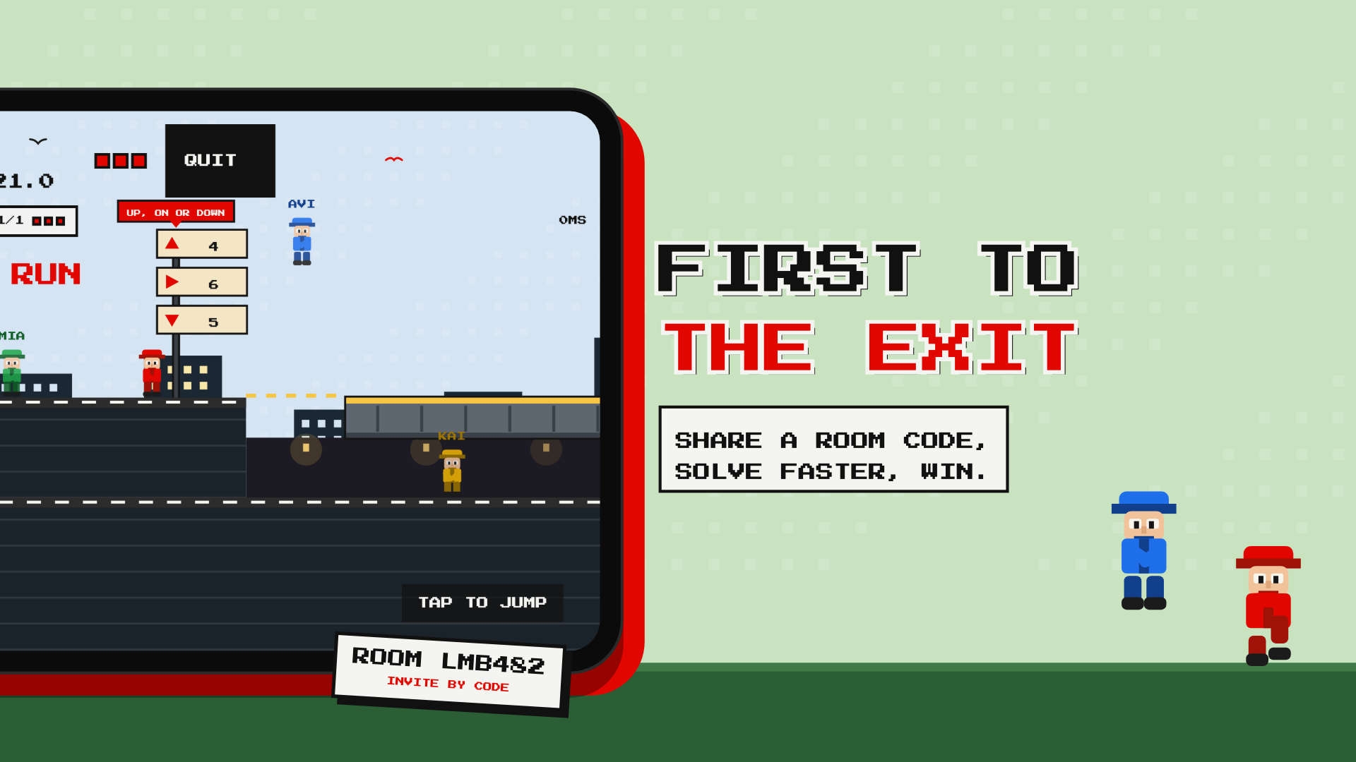 LIVE MULTIPLAYER: Same doors, same questions, same clock.